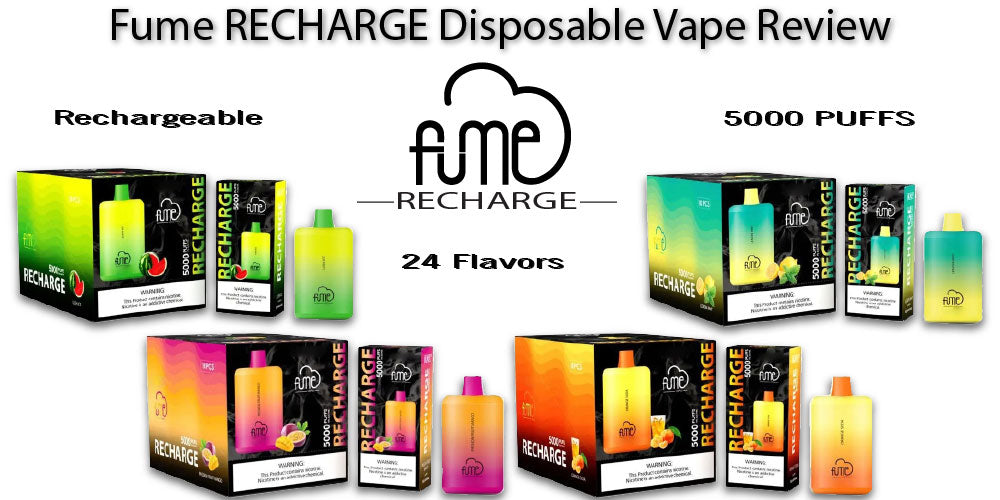 Fume RECHARGE Disposable Vape Device Review eVapeKings