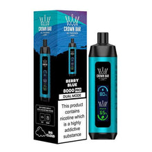 Berry Blue (LCD Screen) Flavored Al Fakher Disposable Vape Device - 800K Puffs - 5PK |evapekings.com