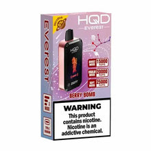 Berry Bomb Flavored HQD Cuvie Everest Disposable Vape - 2500K Puffs | eVape Kings