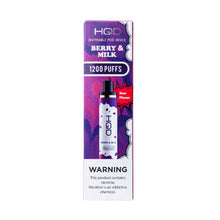 Berry & Milk Flavored HQD Cuvie Plus Disposable Vape Device - 1200K Puffs