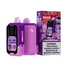Blackberry B-Pop Flavored Rifbar MixPro Disposable Vape Device - 40000K Puffs - 10PC | The Smoke Plug