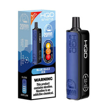 Blue Razz Ice 3mg Flavored HQD Shisha Hookah 3mg Disposable Vape Device - 20K Puffs - | eVape Kings