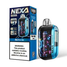 Blue Razz Ice Flavored NEXA Ultra 50001 Disposable Vape Device - 50K Puffs | eVape Kings