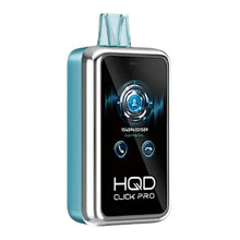 Blue razz slushy Flavored HQD Click Pro Disposable Vape Device - 30000K Puffs - 5PK | eVape Kings