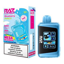 Blueberry Punch - Raz DC25000 - 10PK Flavored Raz DC25000 Disposable Vape Device - 25K Puffs - 10PK | Evape Kings