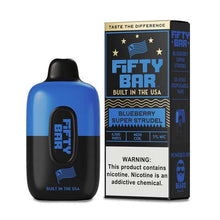 Blueberry Super Strudel Flavored FIFTY BAR 6500 Disposable Vape Device 1PC | eVape Kings