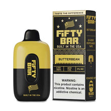 Butterbean Flavored FIFTY BAR 6500 Disposable Vape Device 1PC | eVape Kings