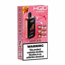 Cherry Bliss Flavored HQD Cuvie Everest Disposable Vape - 2500K Puffs | eVape Kings