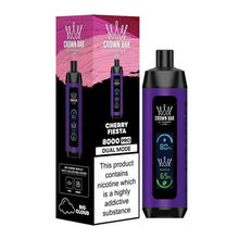 Cherry Fiesta Flavored Al Fakher Crown Bar Disposable Vape Device - 8000 Puffs | evapekings.com - 5PK