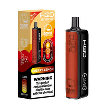 Cherry Lemon 3mg Flavored HQD Shisha Hookah 3mg Disposable Vape Device - 20K Puffs - | eVape Kings