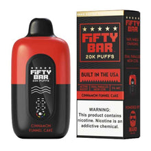 Cinnamon Funnel Cake Flavored Fifty Bar V2 Disposable Vape Device - 20000 Puffs - 5PK | eVape Kings