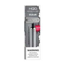 Disposable Vape Device Clear HQD Cuvie Plus 1200 Puffs
