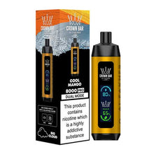 Cool Mango (LCD Screen) Flavored Al Fakher Disposable Vape Device - 800K Puffs - 5PK |evapekings.com