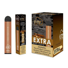 FUME EXTRA VAPE FLAVORED Cuban Tobacco 1500 Puffs - 10PK