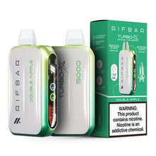 Double Apple Flavored Rifbar Turbo-X Disposable Vape Device 10PK | eVape Kings