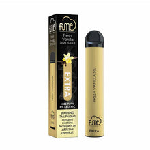 FUME EXTRA VAPE FLAVORED Fresh Vanilla 1500 Puffs - 5PK