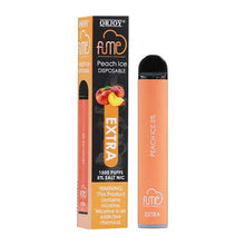 FUME EXTRA VAPE FLAVORED Peach Ice 1500 Puffs - 10PK