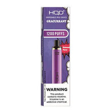 Disposable Vape Device Gracurrant hqd cuvie plus 1200 Puffs