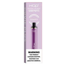 Disposable Vape Device Grapey hqd cuvie plus 1200 Puffs