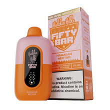 Hawaiian Nectar Flavored Fifty Bar x Hidden Hills Disposable Vape Device - 2000K Puffs - 10PC | eVape Kings