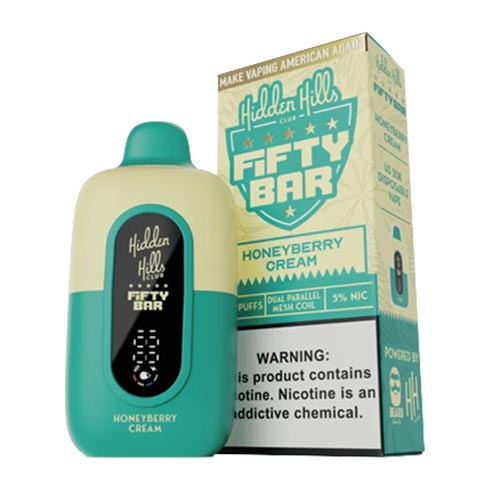 Fifty Bar X Hidden Hills Disposable Vape Device [20000 Puffs] - 5PK