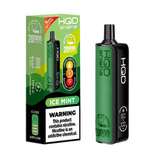 Ice Mint 3mg Flavored HQD Shisha Hookah 3mg Disposable Vape Device - 20K Puffs - | eVape Kings