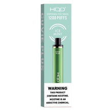 Disposable Vape Device Ice_Mint hqd cuvie plus 1200 Puffs