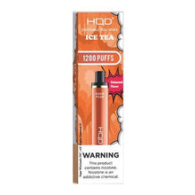 Disposable Vape Device Ice_Tea hqd cuvie plus 1200 Puffs