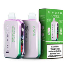 Kiwi Passion Fruit Guava Flavored Rifbar Turbo-X Disposable Vape Device 10PC | eVape Kings