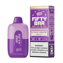 Kyoho Grape Jelly Flavored FIFTY BAR 6500 Disposable Vape Device 1PC | eVape Kings
