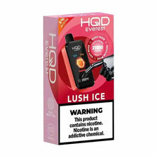 Lush Ice Flavored HQD Cuvie Everest Disposable Vape - 2500K Puffs | eVape Kings