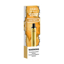 Mexican Mango Flavored HQD Cuvie Plus Disposable Vape Device - 1200K Puffs