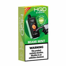 Miami Mint Flavored HQD Cuvie Everest Disposable Vape - 2500K Puffs | eVape Kings