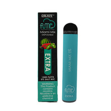 FUME EXTRA VAPE FLAVORED Miami Mix 1500 Puffs - 10PK