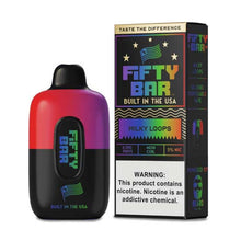 Milky Loops Flavored FIFTY BAR 6500 Disposable Vape Device 1PC | eVape Kings