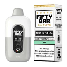 Mint Flavored Fifty Bar V2 Disposable Vape Device - 20000 Puffs - 5PK | eVape Kings