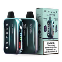 Mint Ice Flavored Rifbar Turbo-X Disposable Vape Device 1PC | eVape Kings