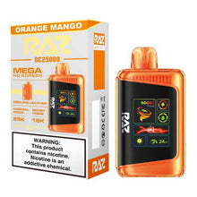 Orange Mango - Raz DC25000 - 10PK Flavored Raz DC25000 Disposable Vape Device - 25K Puffs - 10PK | Evape Kings