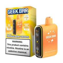 Orange Mint Savers Flavored Geek Bar Pulse Disposable Vape Device - | eVape Kings