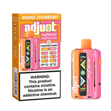 Orange Strawberry Flavored Adjust MyFlavor Disposable Vape Device - 40K Puffs | eVape Kings