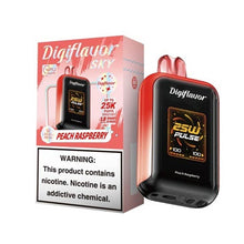 Peach Raspberry Flavored Geek Bar Skyview Disposable Vape Device - 25K Puffs - 10PK | eVape Kings