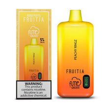 Peachy Ringz Flavored Fume FRUITIA Disposable Vape Device - 8000 Puffs | evapekings.com - 1PC