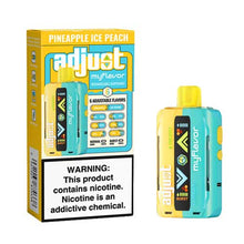 Pineapple Ice Peach Flavored Adjust MyFlavor Disposable Vape Device - 40K Puffs | eVape Kings