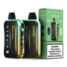 Pineapple Ice Flavored Rifbar Turbo-X Disposable Vape Device 5PK | eVape Kings