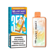 Pineapple Lime Flavored Lost Mary MT35000 Disposable Vape Device - 35K Puffs - 5PK | eVape Kings
