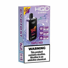 Purple Haze Flavored HQD Cuvie Everest Disposable Vape - 2500K Puffs | eVape Kings