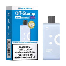 Rainbow Sherbet Flavored Off-Stamp SW16000 Disposable Vape Device - 16000 Puffs - 5PK | eVape Kings