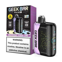 Raspberry Peach Lime Flavored Geek Bar Pulse X Disposable Vape Device 10PC | eVape Kings