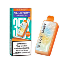 Rocket Freeze Flavored Lost Mary MT35000 Disposable Vape Device - 35K Puffs - 5PK | eVape Kings