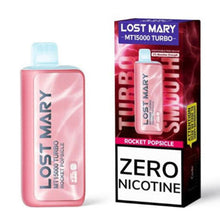 Rocket Popsicle 0% Flavored Lost Mary MT15000 Turbo 0% Disposable Vape Device - 15K Puffs | eVape Kings
